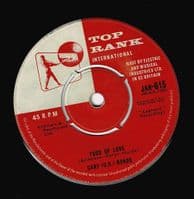 GARY U.S. BONDS Twist, Twist Senora Vinyl Record 7 Inch Top Rank 1962 Signed